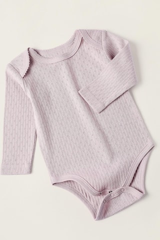 4 Rompertjes - Roze en wit