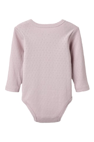 4 Rompertjes - Roze en wit