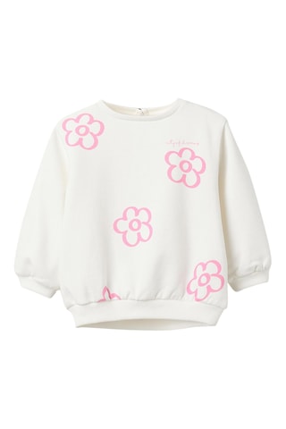 Fleece Sweater - Wit