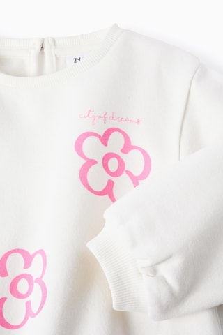Fleece Sweater - Wit