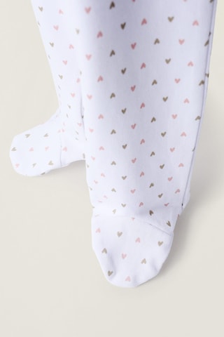 4 pantalons - Blanc et rose