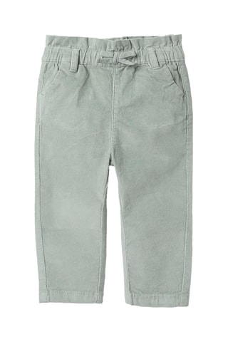 Velours Broek - Lichtgroen