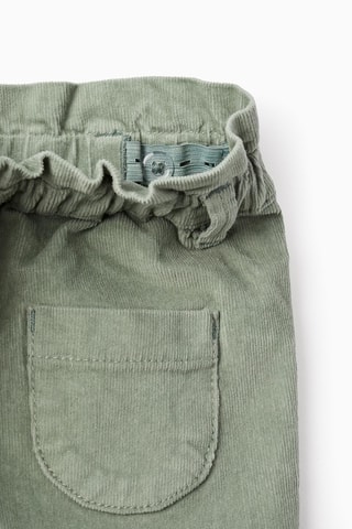 Velours Broek - Lichtgroen