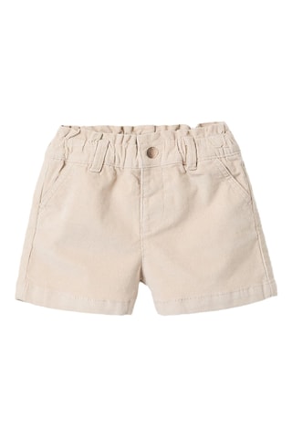 Short en velours - Ecru