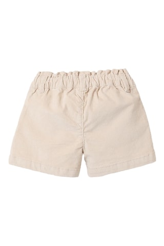 Short en velours - Ecru