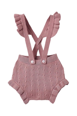 Gilet et barboteuse - Vieux rose