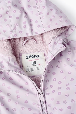 Parka à capuche - Mauve