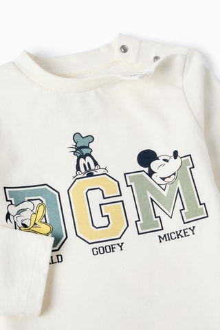 T-shirt Mickey en vrienden Disney- Lichtbeige