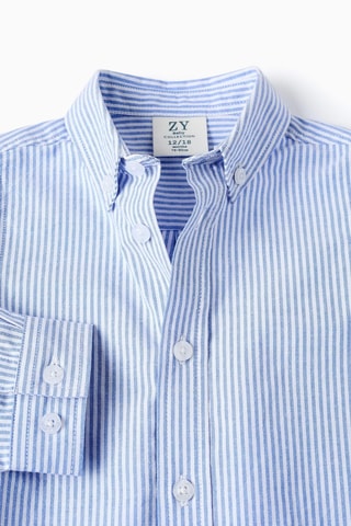 Chemise - Ciel et blanc