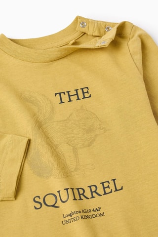 T-shirt - Mosterdgeel