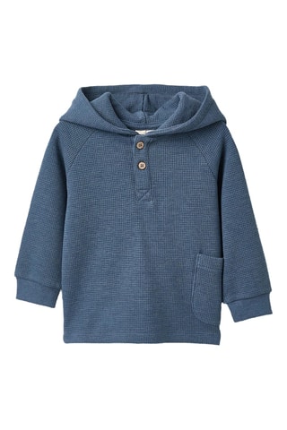 T-shirt met Capuchon - Donkerblauw