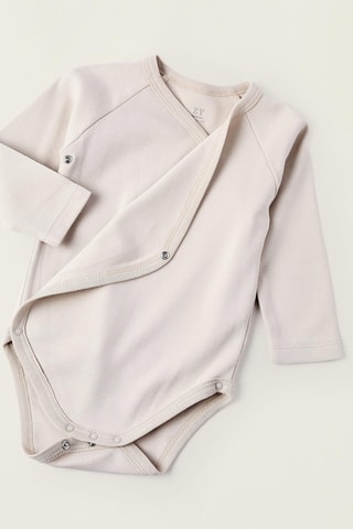 4 bodys - Blanc et vieux rose