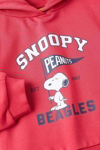 Sweat Snoopy et les Peanuts - Rouge