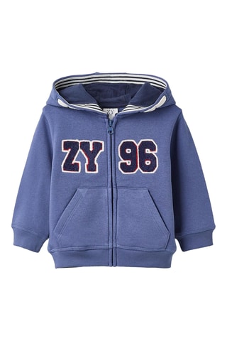 Sweat à capuche - Bleu cobalt