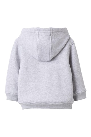 Sweater met Capuchon - Gemêleerd Grijs