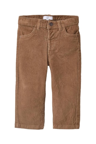 Velours Broek - Beige