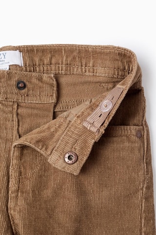Velours Broek - Beige
