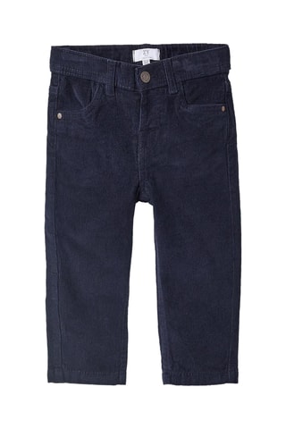 Velours Broek - nachtblauw