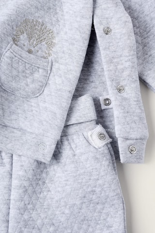 Sweater en Broek - Gemêleerd Lichtgrijs