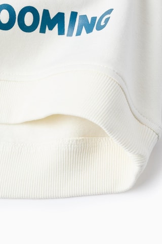 Sweat et pantalon - Bleu cobalt et blanc