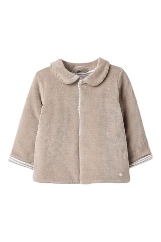 Veste en velours - Gris clair