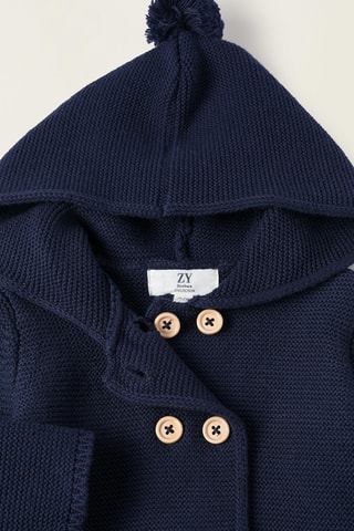 Gilet à capuche - Bleu marine