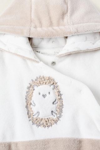 Grenouillère à capuche - Blanc