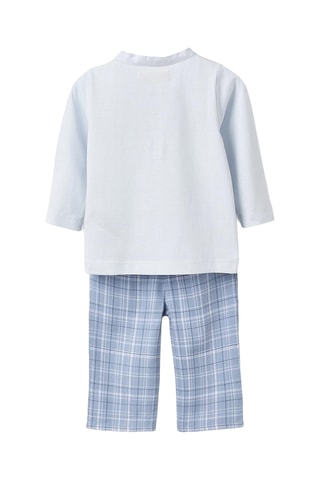 Pyjama - Ciel et blanc