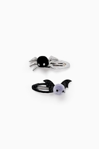 2 pinces à cheveux - Noir