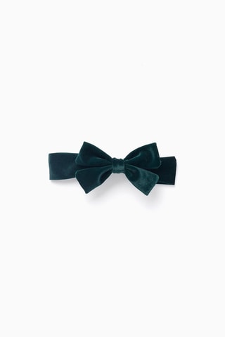 Bandeau en velours - Vert foncé