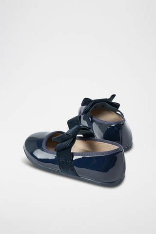 Gelakte Mary Janes - Donkerblauw