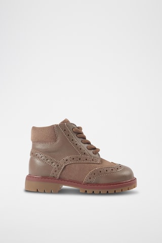 Leren Boots - Beige