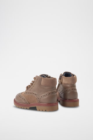 Leren Boots - Beige