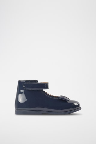 Gelakte Mary Janes - Donkerblauw