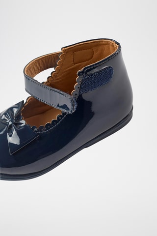 Gelakte Mary Janes - Donkerblauw