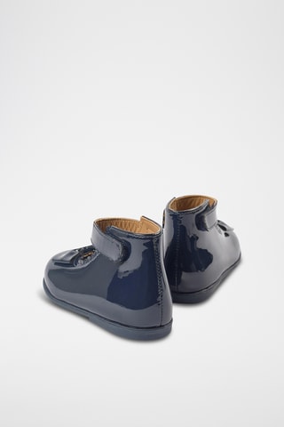 Gelakte Mary Janes - Donkerblauw