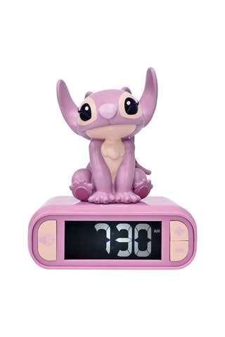 Despertador e luz de presença 2 em 1 Angel Lilo & Stitch Disney - A partir dos 6 anos