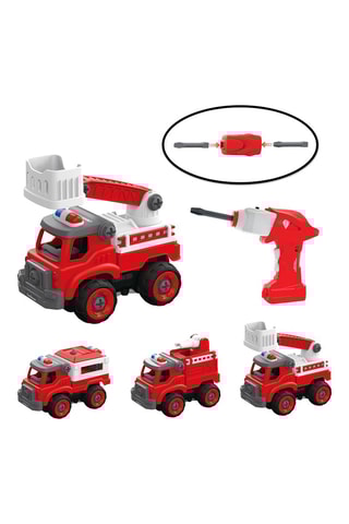 3 camiões de bombeiros telecomandados Crosslander® Fireman - A partir dos 3 anos