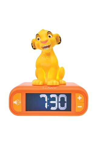 Despertador digital e luz de presença Simba O Rei Leão Disney - A partir dos 3 anos