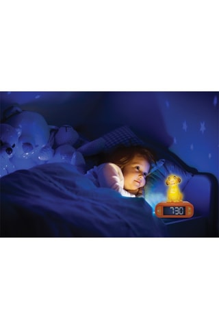 Despertador digital e luz de presença Simba O Rei Leão Disney - A partir dos 3 anos