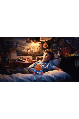 Despertador digital e luz de presença bola de basquetebol - A partir dos 6 anos