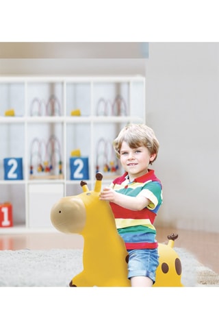 Girafa insuflável saltitante - A partir dos 3 anos