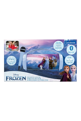 Coluna portátil com micro Frozen Disney - A partir dos 6 anos