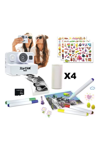 Pack máquina digital HD com impressora instantânea - A partir dos 5 anos