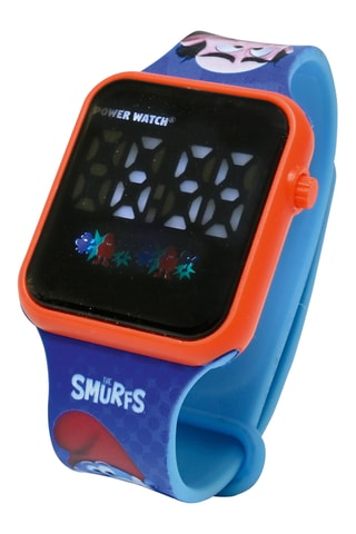 Relógio digital LED Smurfs - A partir dos 3 anos