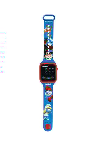 Relógio digital LED Smurfs - A partir dos 3 anos