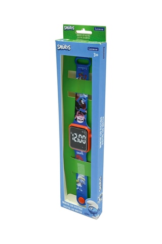 Relógio digital LED Smurfs - A partir dos 3 anos