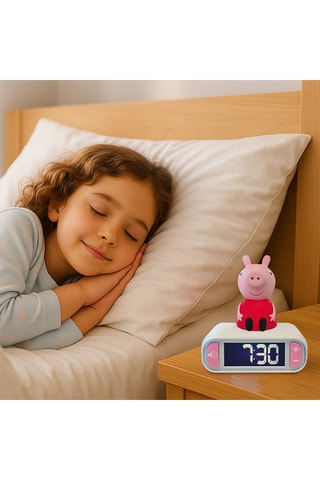 Despertador luz de presença Porquinha Peppa - A partir dos 6 anos