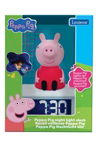 Despertador luz de presença Porquinha Peppa - A partir dos 6 anos