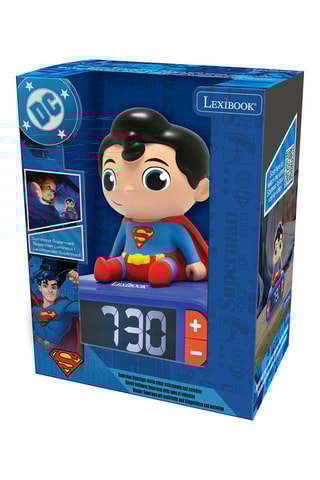 Despertador com luz de presença Super-Homem DC Comics - A partir dos 6 anos